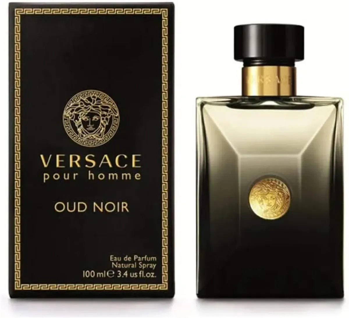 Versace OUD Noir Eau De Parfum Spray, 3.4 Ounce