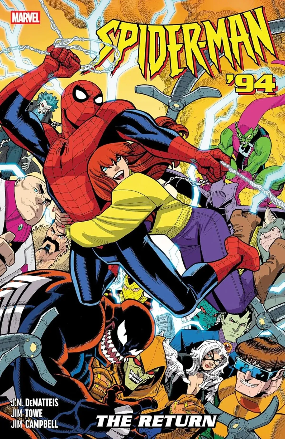 5 PIEZAS DE SPIDER MAN 94 THE RETURN