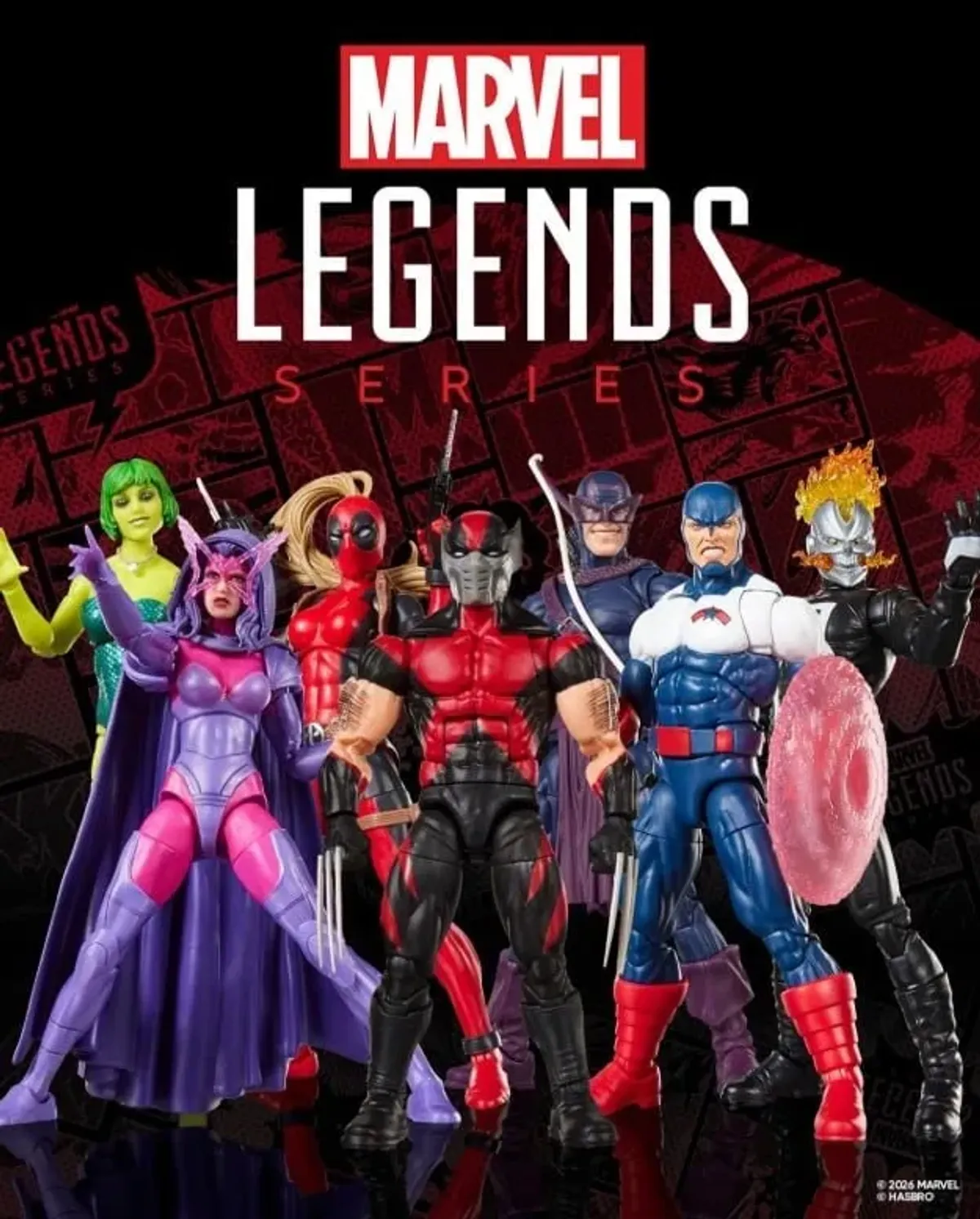 YA EN AMAZON MX LA NUEVA WAVE DE MARVEL LEGENDS