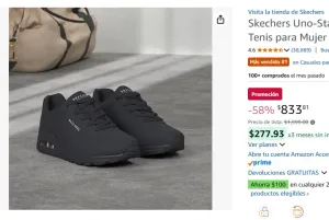 Skechers Uno-Stand on Air Tenis para Mujer