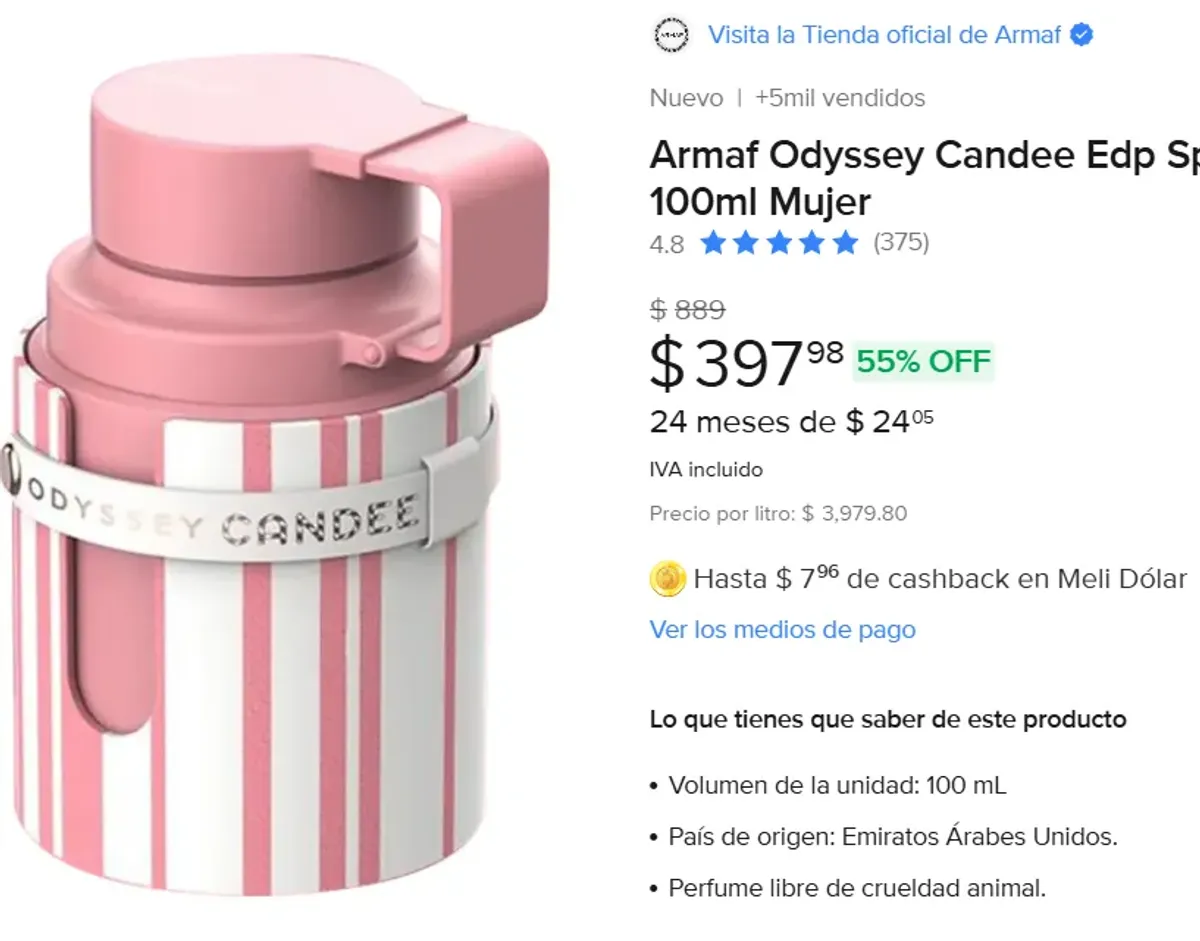 Armaf Odyssey Candee Edp 