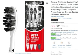Cepillo de Dientes Max White , 4 Piezas