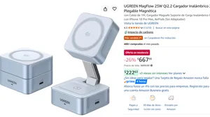 Cargador Inalámbrico 2 en 1 Plegable Magnética