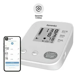 Baumanómetro Digital Brazo Medidor Presion Arterial Hogareño Casa Fácil Uso Enfermeria Automatico Femmto