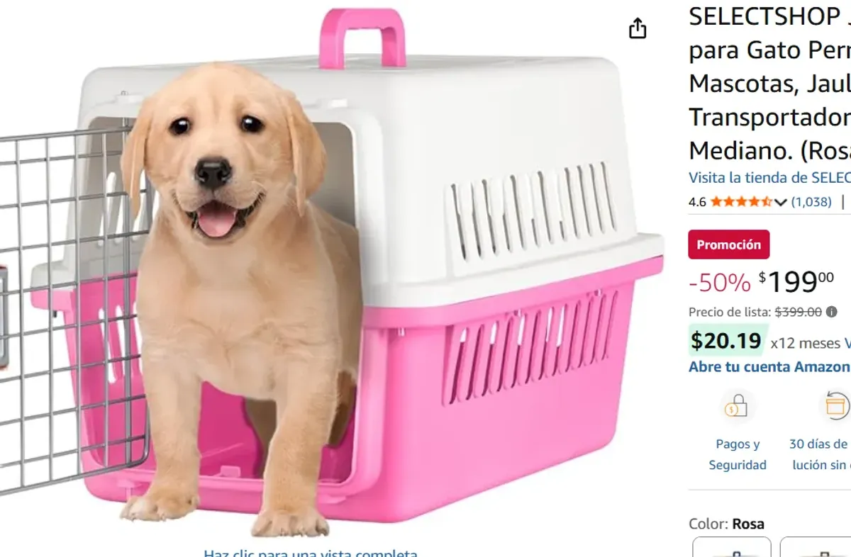 Jaula Transportadora para Gato Perro