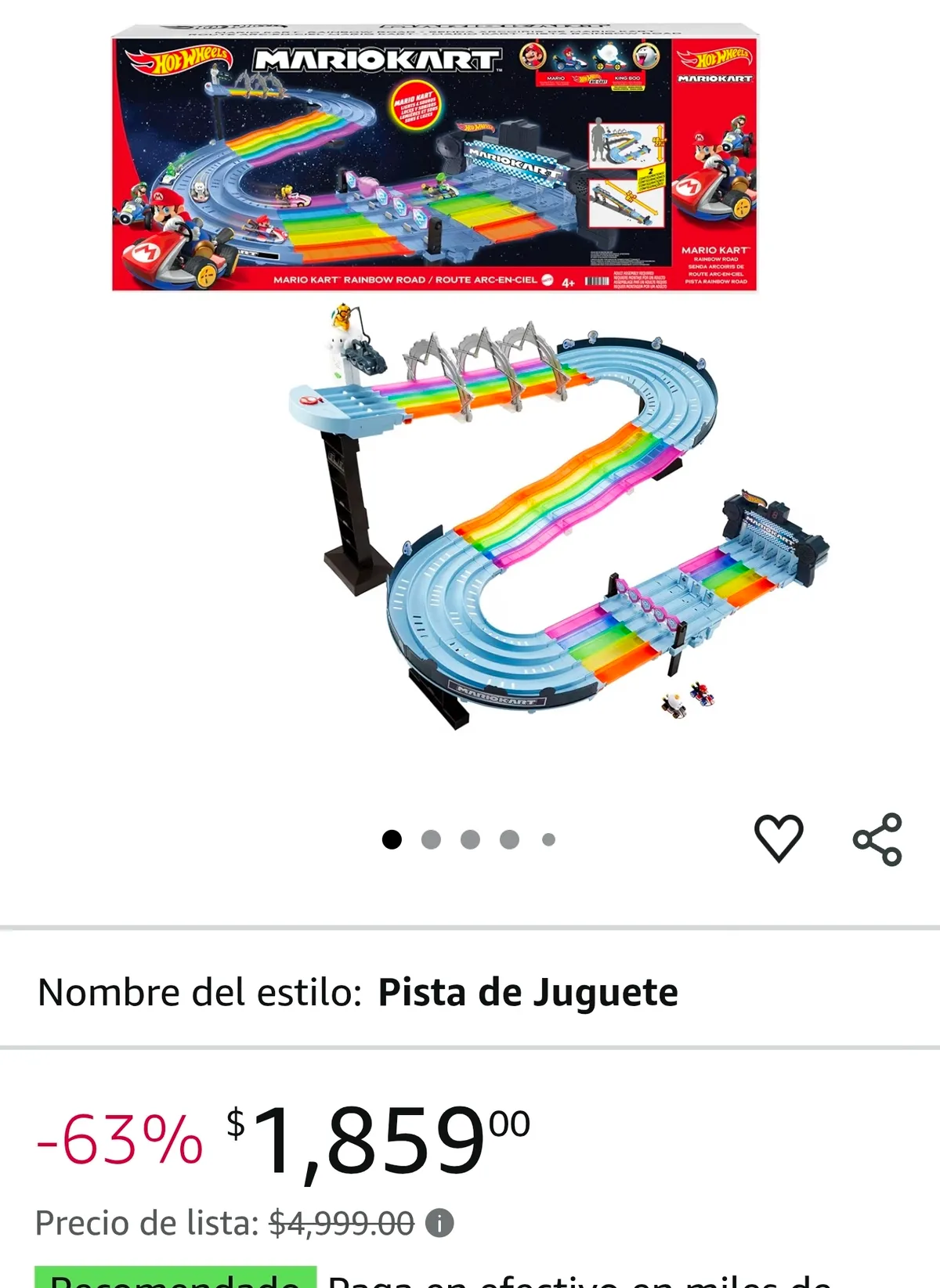 RAINBOW ROAD HOT WHEELS