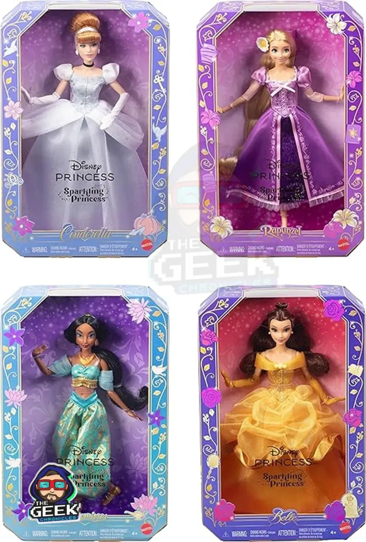 MUÑECAS SPARKLING PRINCESS DE DISNEY DISPONIBLES EN AMAZON UA CON ENVÍO A MÉXICO!!