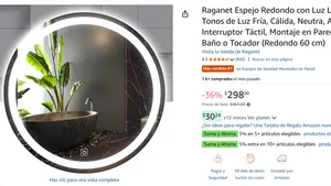 Espejo Redondo con Luz LED