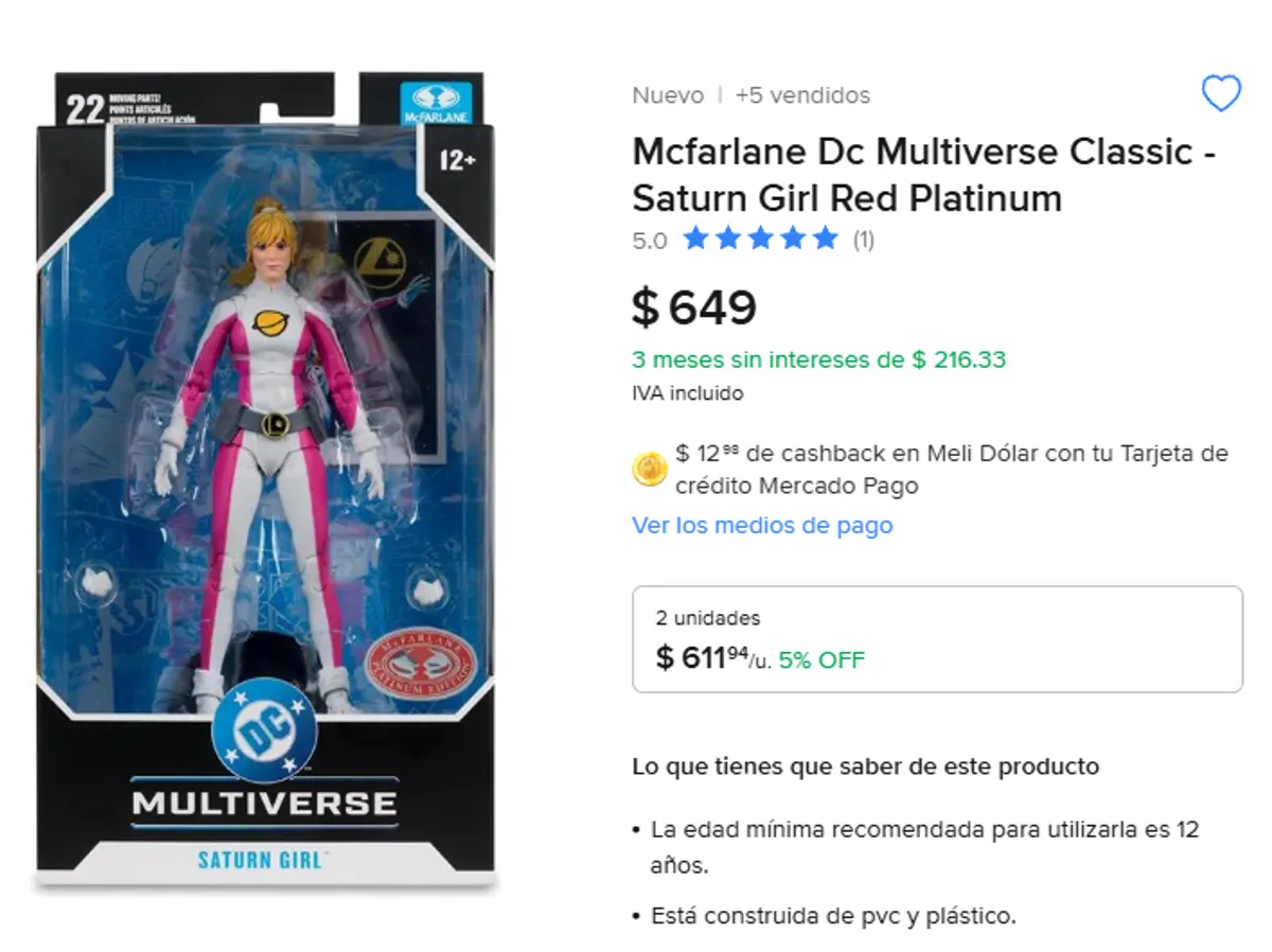 SATURN GIRL PLATINO ASEGURADO