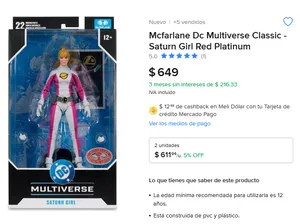 SATURN GIRL PLATINO ASEGURADO