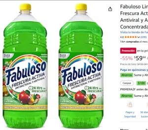 Limpiador Multiusos 2 x 2 L.