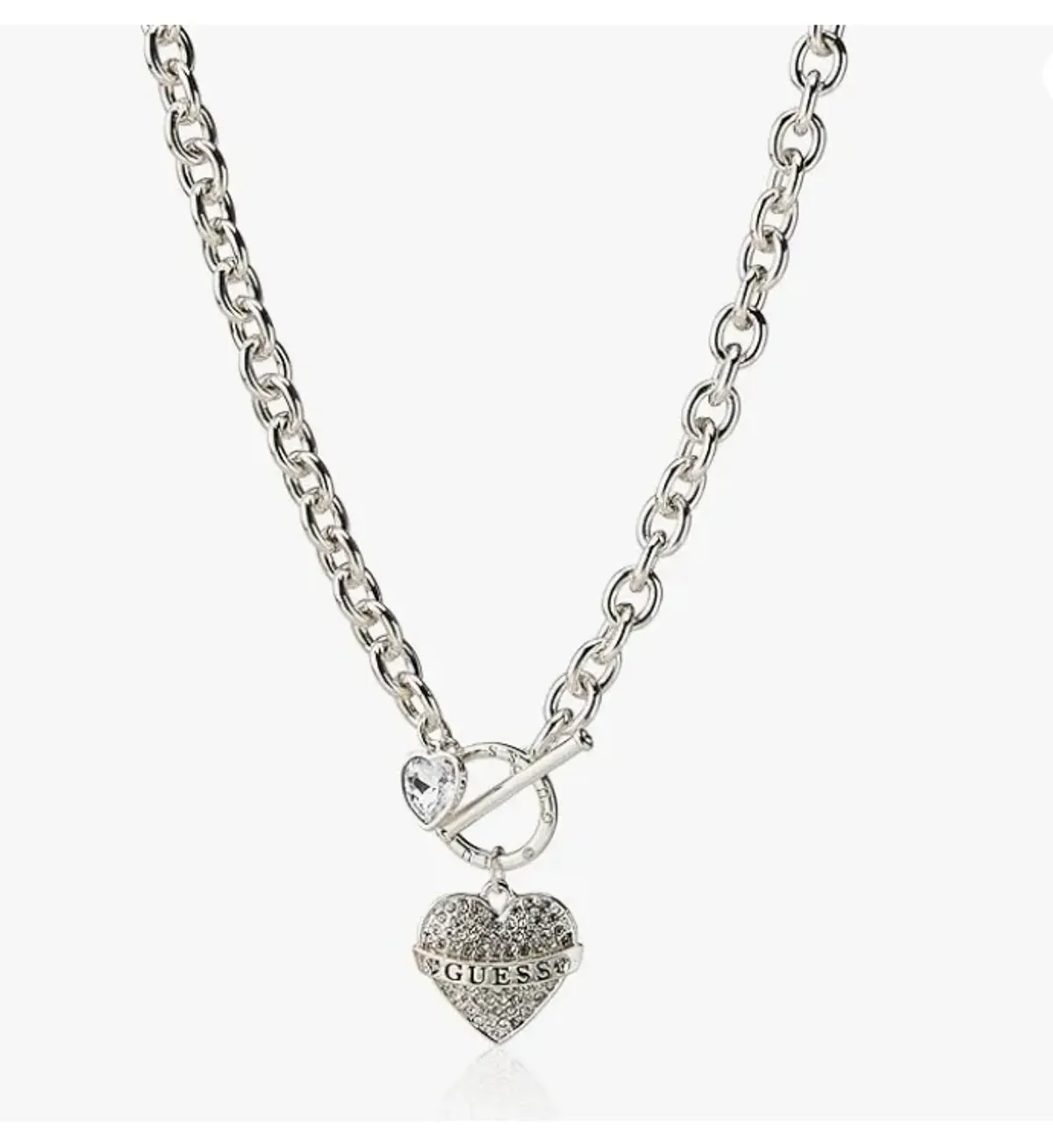 Collar con Colgante , Plateado, Talla única