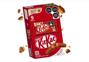 Chocolates Nestlé KitKat chocolate con leche 9 pz de 41.5gr