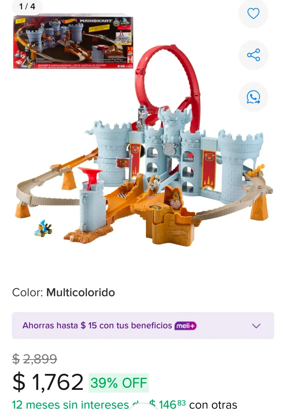 PISTA HOT WHEELS MARIO KART