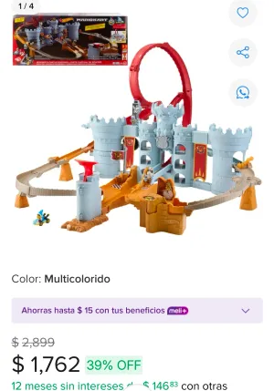 PISTA HOT WHEELS MARIO KART