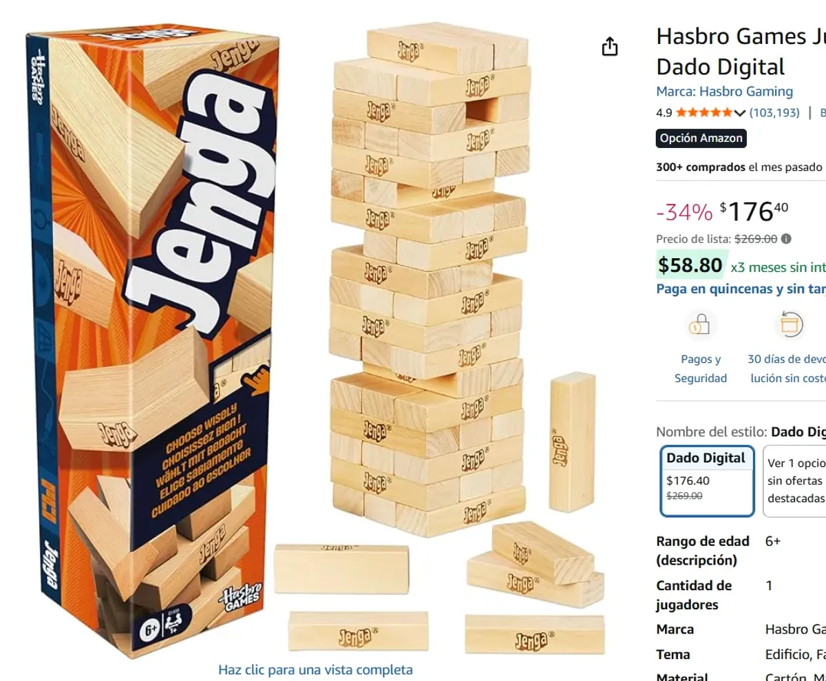 Juego de Mesa Jenga 