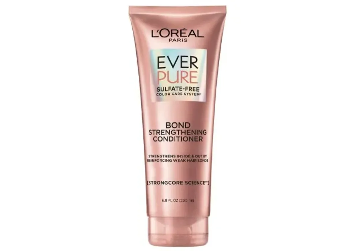 L’Oréal Paris Acondicionador con tecnología Bonding Ever Pure Bond Fortalece tu pelo por dentro y por fuera para todo tipo de pelo teñido Sin Sulfatos, 200ml