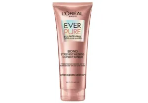 L’Oréal Paris Acondicionador con tecnología Bonding Ever Pure Bond Fortalece tu pelo por dentro y por fuera para todo tipo de pelo teñido Sin Sulfatos, 200ml