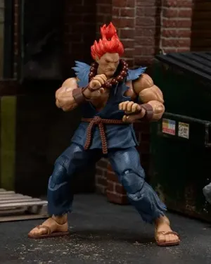 Jada Street Fighter II Akuma – Figura de acción a escala 1:12 – Juguete – Articulación y accesorios premium – Exhibición de coleccionista o juego para niños – Para edades de 13 años en adelante
