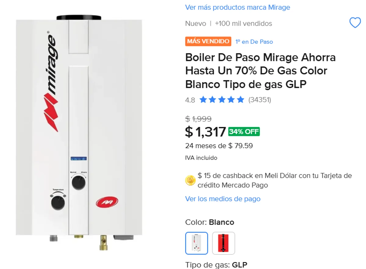 Boiler De Paso 
