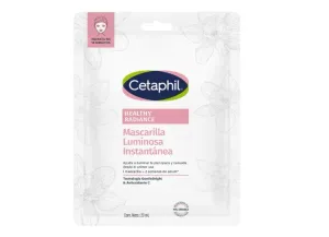 CETAPHIL® HEALTHY RADIANCE Mascarilla Facial Luminosa Instantánea, Tecnología Gentle Bright, Antioxidantes, Ácido Hialurónico, Efecto Refrescante, 23 ML, Para Todo Tipo de Piel, 6 unidades