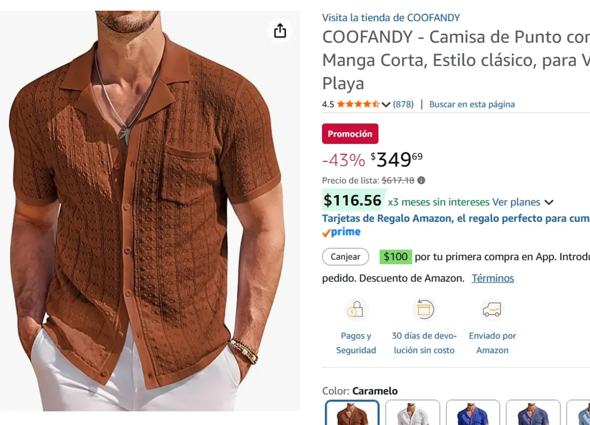 Camisa para Hombre