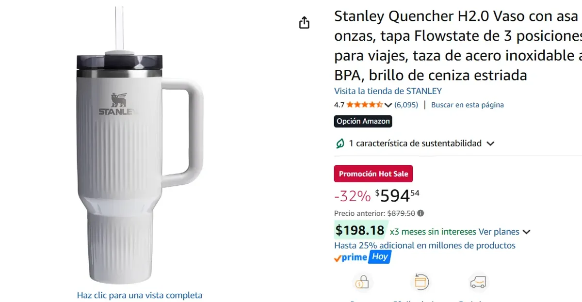 Stanley termo de acero inoxidable 
