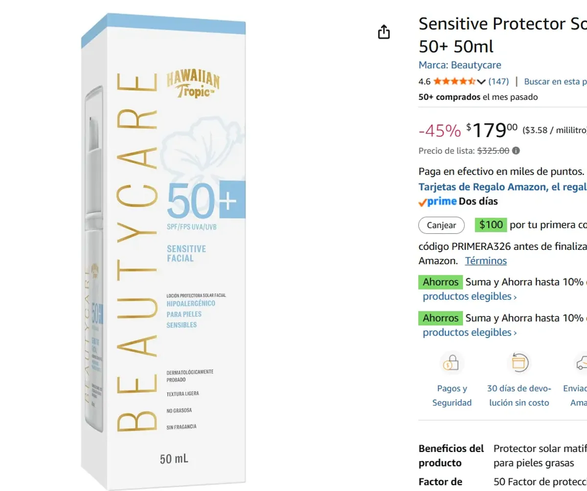 Protector Solar Facial 