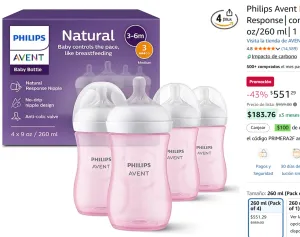 Biberón Natural 4 pzs