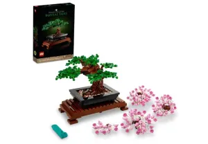 LEGO® Icons 10281 Bonsái, Árbol Artificial Decorativo, Bloques de Construcción para Adultos, Idea Regalo para Mujeres y Hombres, Decoración Hogar u Oficina (878 Piezas)