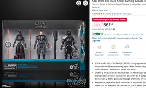 TRIPLE PACK BLACK SERIES DE JEDI FALLEN ORDER