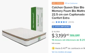 Colchon Queen Size 