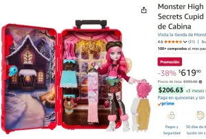 Monster High Skulltimate Secrets Cupid Asteria - Muñeca de Cabina