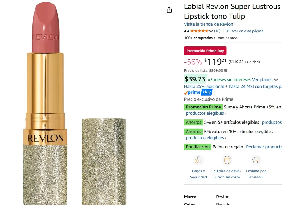 Labial Revlon Super Lustrous 