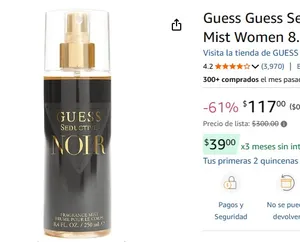 Guess Guess Seductive Noir Fragrance Mist Women 8.4 oz