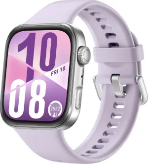 HUAWEI Watch FIT 4 Smartwatch con GPS, Pantalla de 1.82", 100+ Modos Deportivos, Rastreador de Fitness con SPO₂, Asistente de Bienestar Emocional, hasta 10 días de Batería, iOS & Android, Morado