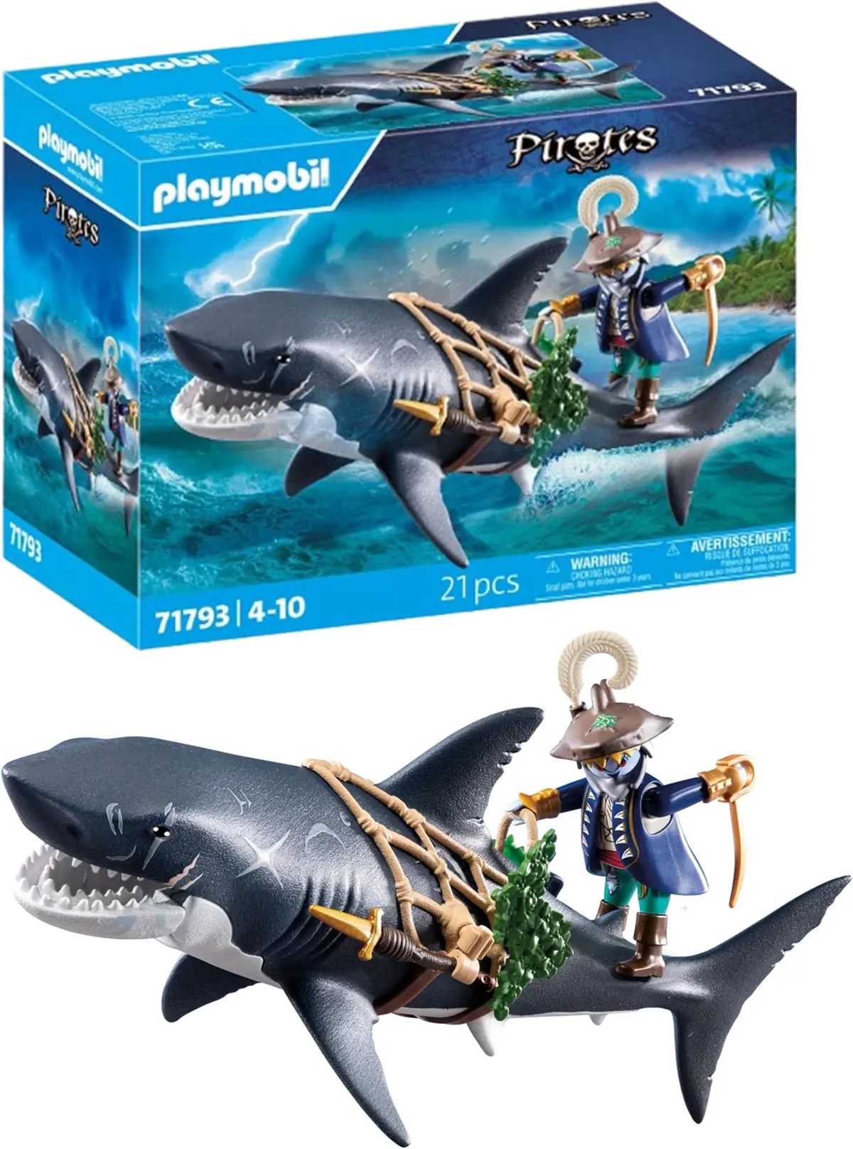TIBURÓN GIGANTE DE PLAYMOBIL