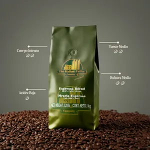 Café en grano tostado Mezcla Espresso, Bolsa 1 kilogramo - The Italian Coffee Company