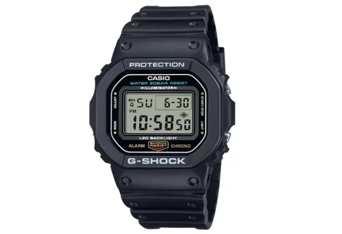 G-Shock DW-5600E-1VX Reloj Digital para Hombre, Negro