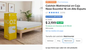 Colchón Matrimonial 
