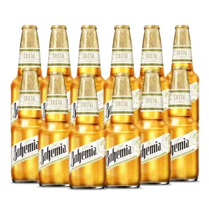  Cerveza Bohemia Cristal 24 Botellas de 355ml