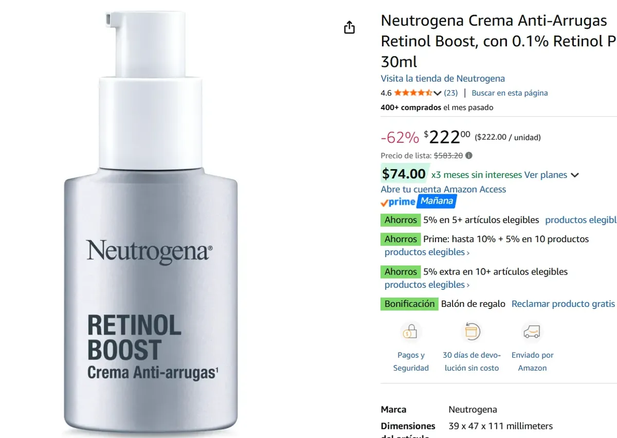 Crema Anti-Arrugas Retinol 