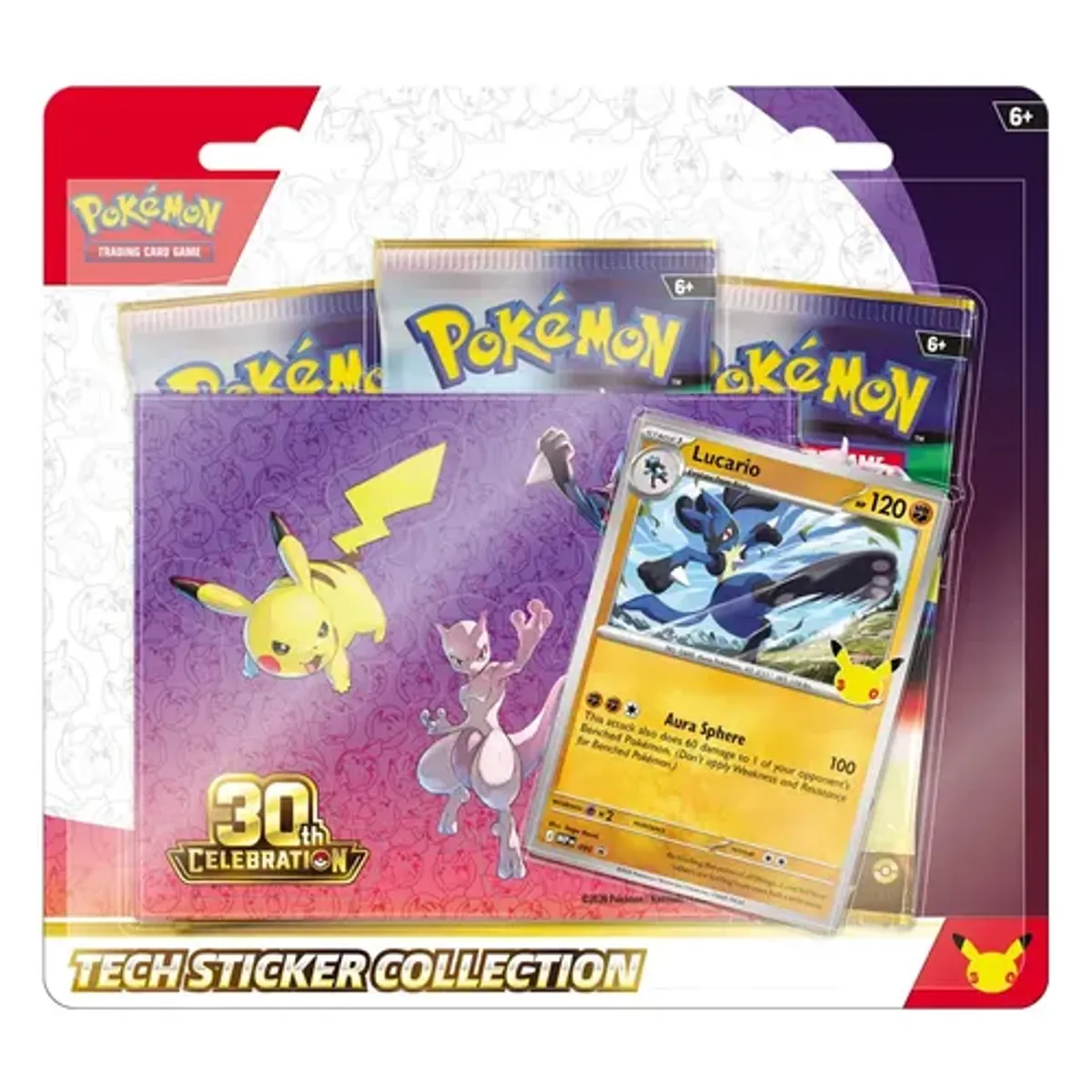 30th Tech Sticker Collection - Lucario en inglés