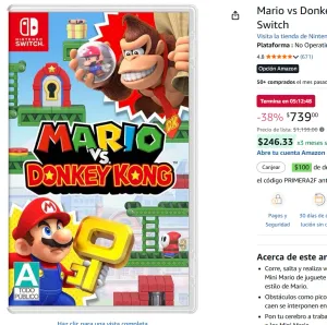 Mario vs Donkey Kong para Switch