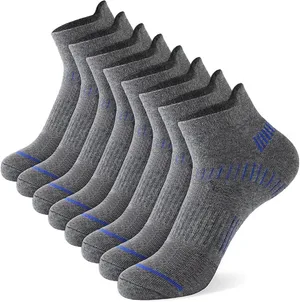 Calcetas para Hombre 8 Pares, Calcetines Deportivos Algodon Transpirables, Tines Cortos Casual Bajos Antiderrapantes, Paquete de Calcetas Absorbe el sudor y antiolor para Futbol, Correr, Ciclismo, Gym