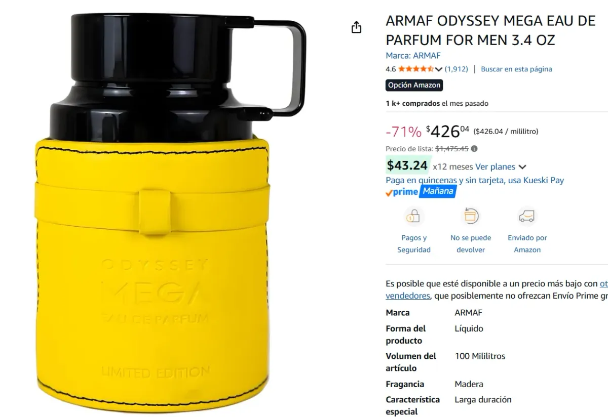 ARMAF ODYSSEY edp