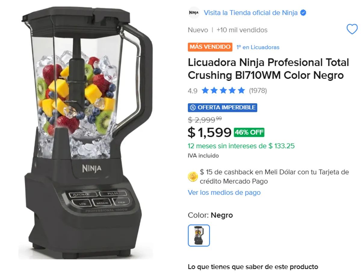 Licuadora Ninja Profesional 