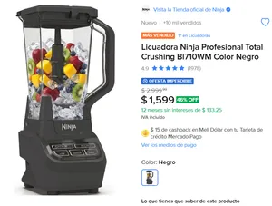 Licuadora Ninja Profesional 