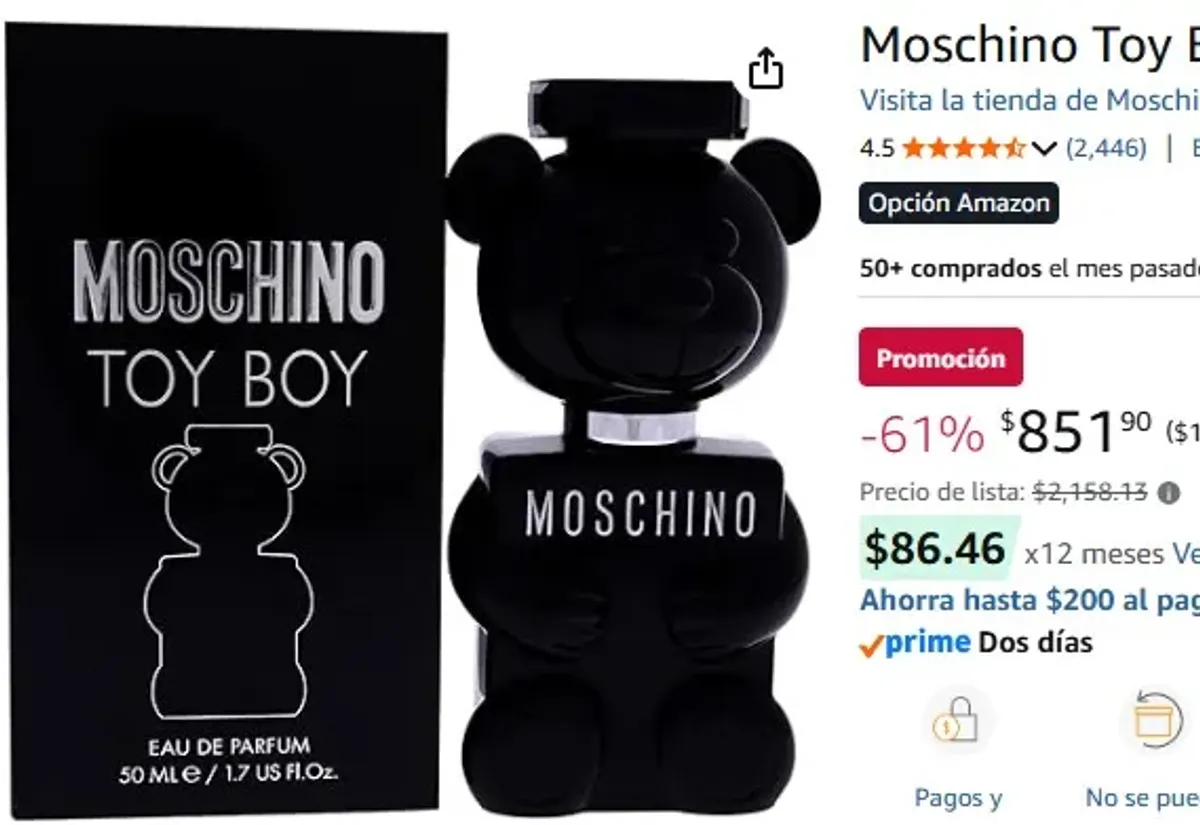 Moschino Toy Boy Edp Vapo 50 ml - 50 ml