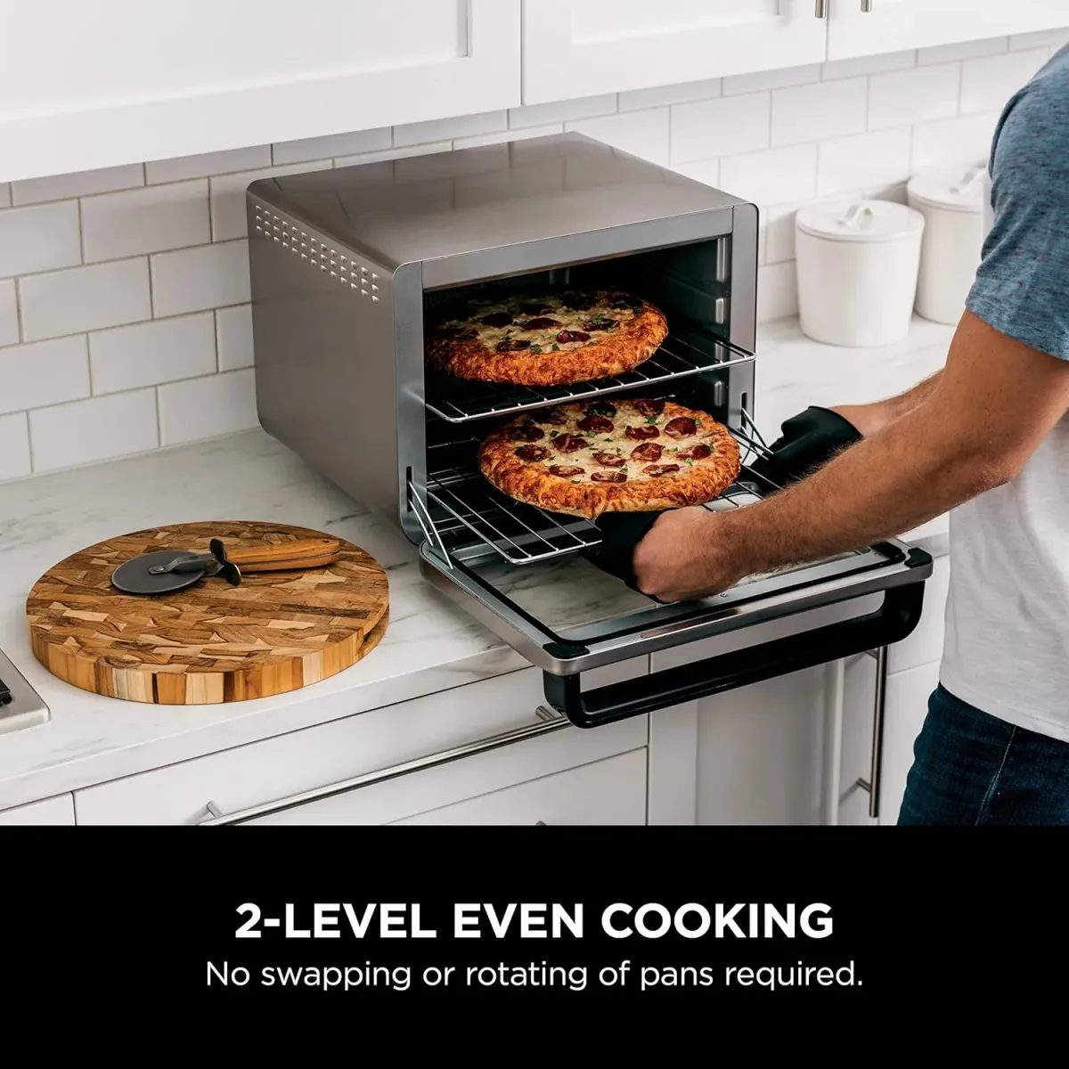 Ninja - Horno eléctrico con Air Fryer XL Pro 10 en 1, Foodi | DT201